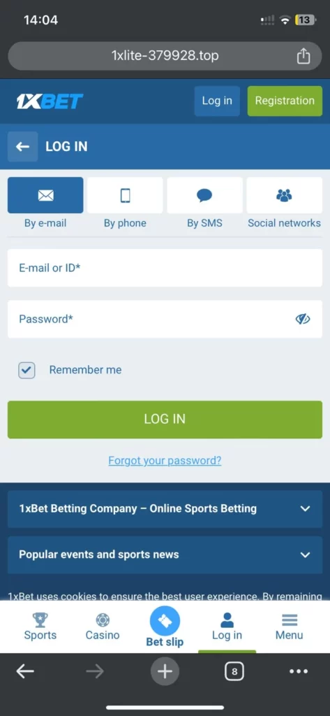 1xbet Android screenshots 3
