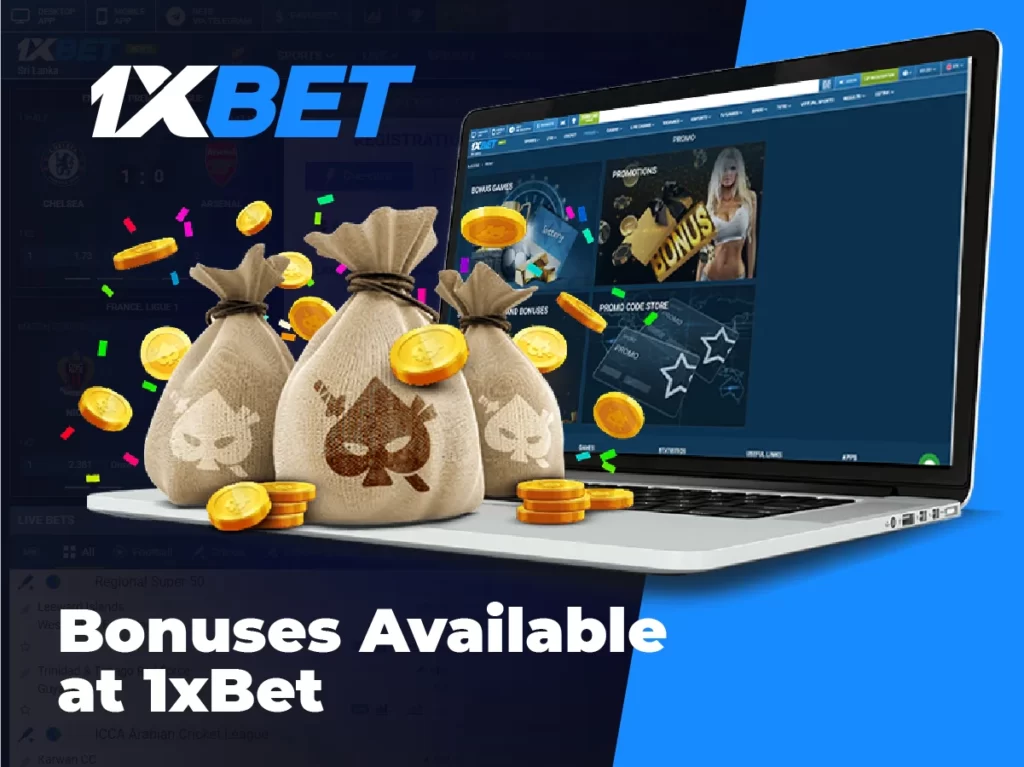 bonuses at 1xbet