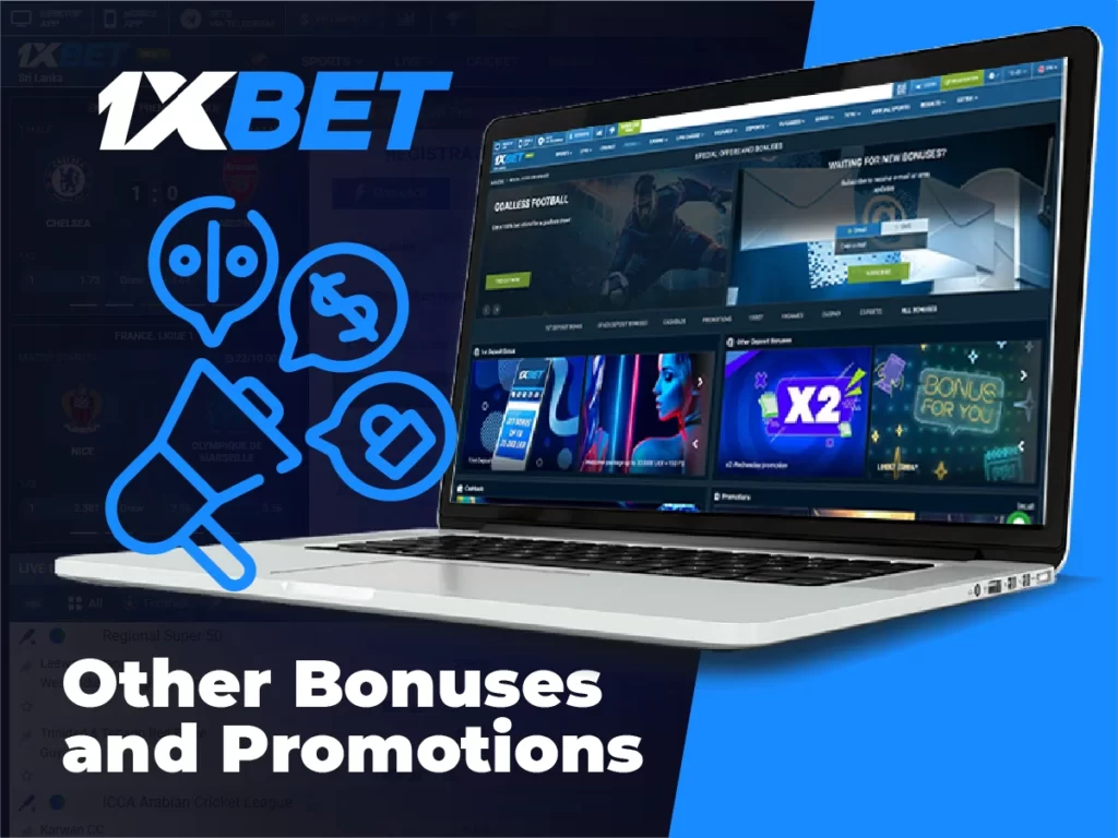 1xBet bonuses and promotions