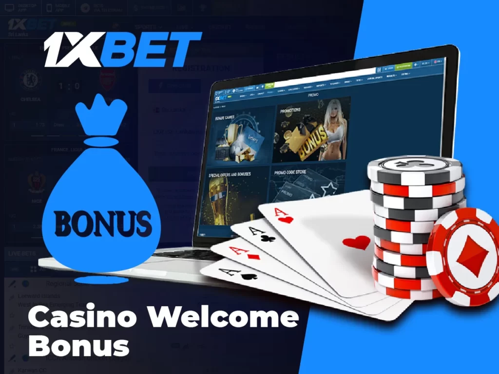 1xBet casino welcome bonus
