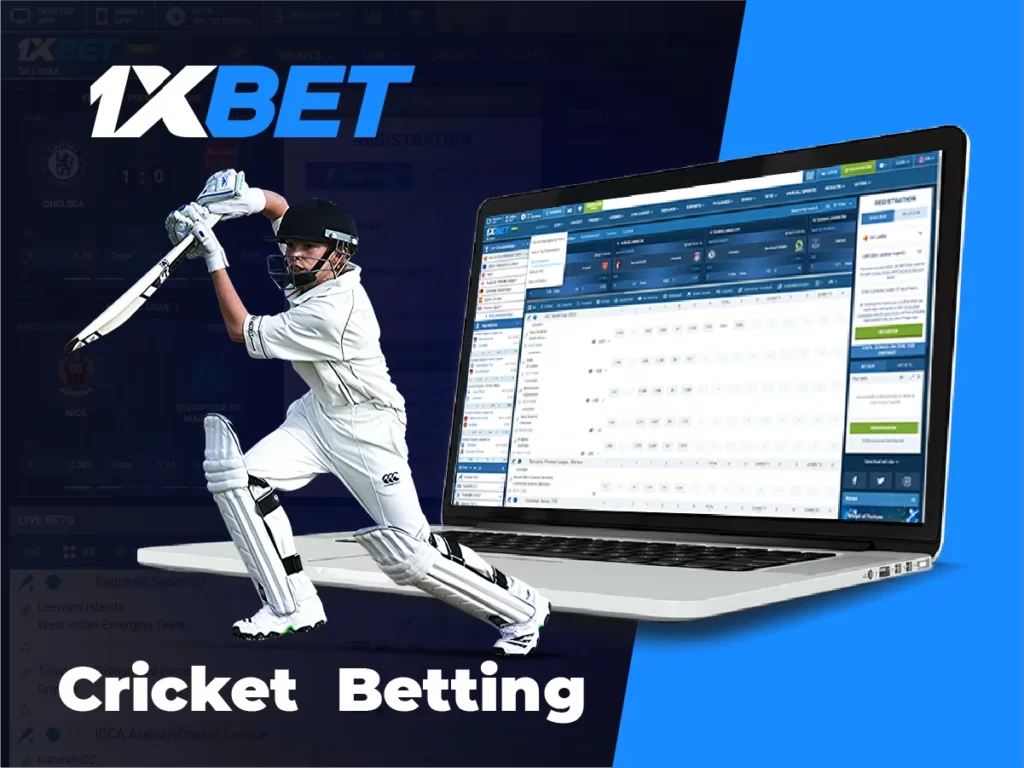 1xBet cricket betting