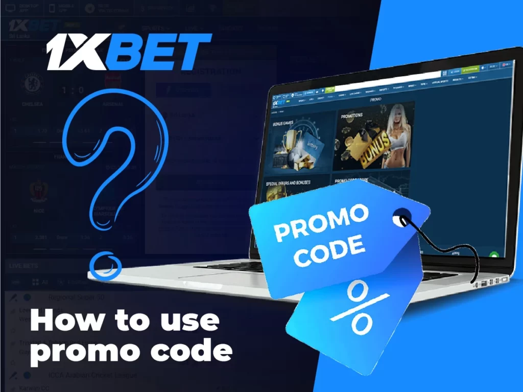 how to use 1xBet promo code
