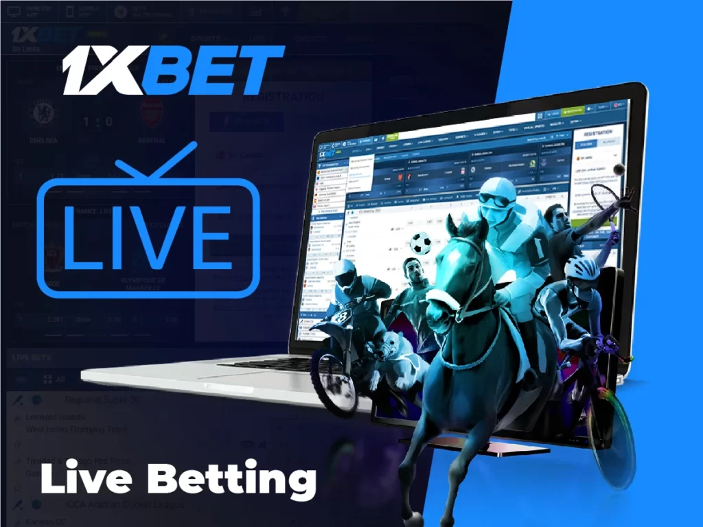 1xBet live betting